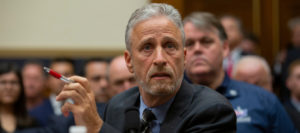 Jon Stewart Lobbies for Burn Pit Vets